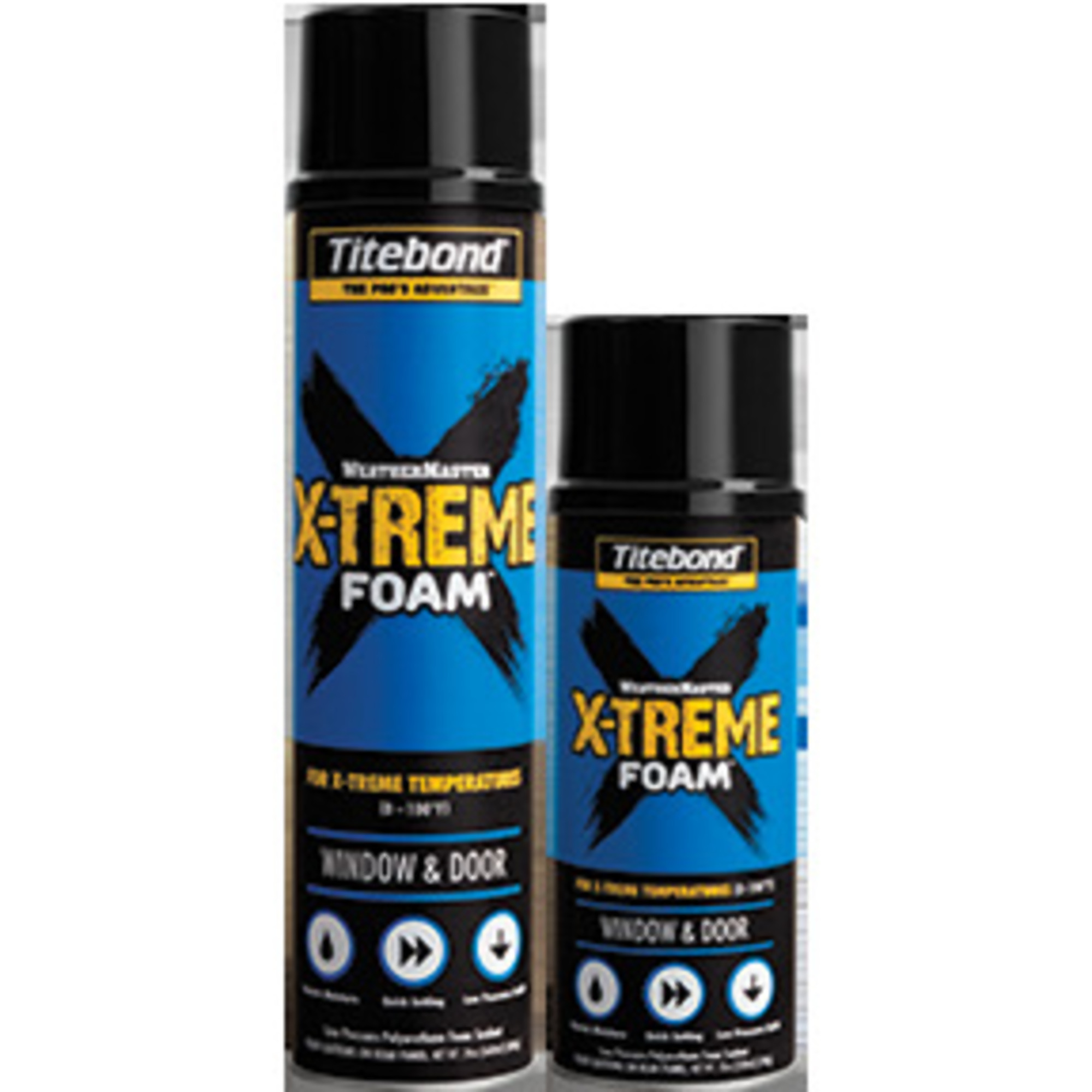 Titebond 8532 X-TREME Window & Door Gun Foam Aerosol 24oz, 12PK